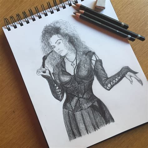 My Bellatrix Lestrange Pencil Drawing