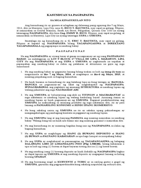 Eloisa galasi,may sapat na gulang,may asawa at naninirahan sa. KASUNDUAN+SA+PAGPAPAUPA