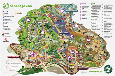 San Diego Zoo Map And Brochure 2021 2024