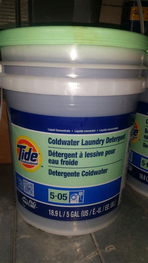 5 Gallon Bucket Of Tide Professional Detergent For Sale In Chicago Il