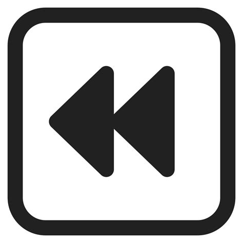 Fast Reverse Button Icon Fluentui Emoji Mono Iconpack Microsoft