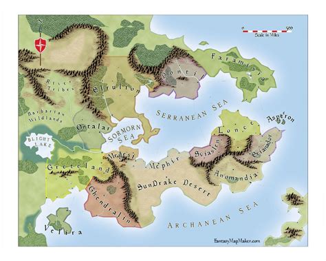 Pär Lindström Style Fantasy World Map Free Fantasy Maps