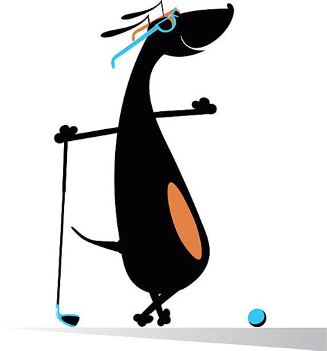 Funny Golf Silhouette Illustrations Royalty Free Vector Graphics