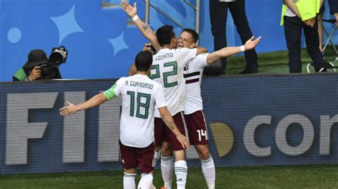 مونديال روسيا المكسيك تقترب من ثمن النهائي إثر تغلبها على كوريا