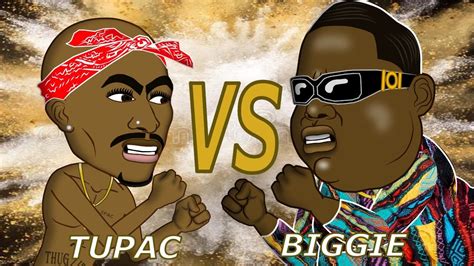 Tupac Vs Biggie Fight Hhb Celebrity Deathmatch Cartoon Youtube