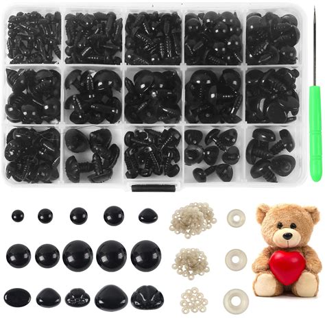 Yexixsr 566pcs Safety Eyes And Noses For Amigurumi Stuffed Crochet