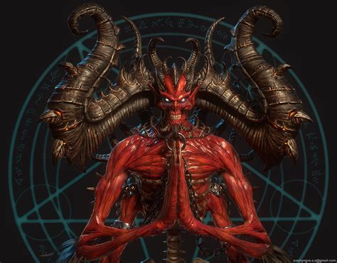 Diablo Mephisto Polycount Forum Fantasy Demon Demon Art Fantasy Art