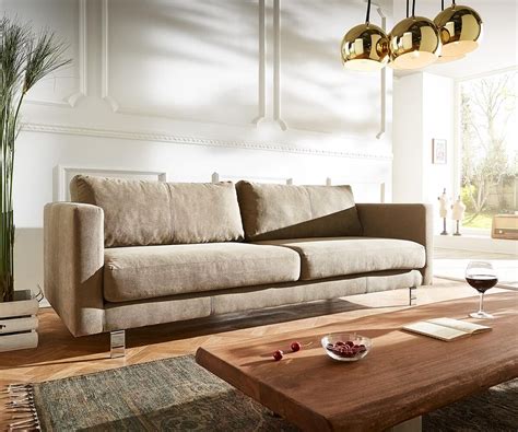 Das sofa keine armlehen hat, das hölzern ist usw. 3-Sitzer Baracca 220x95 cm Braun Bauhausstil Kissen Sofa ...