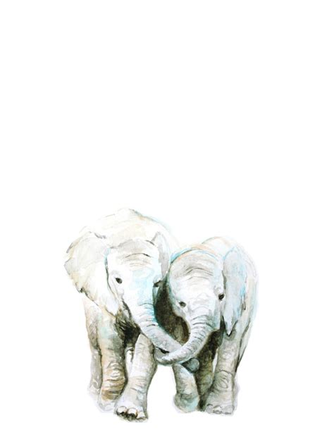 I just made my second tutorial video : Elephant Watercolor PRINT Baby Animal Art Baby Elephant