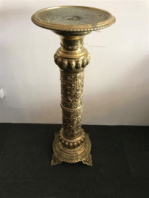 Buy Brass Pedestal From Coburg Hill Antiques