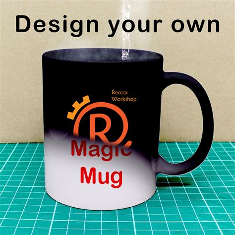 Magic Mugs (Black 11oz) – Reccca Workshop gambar png