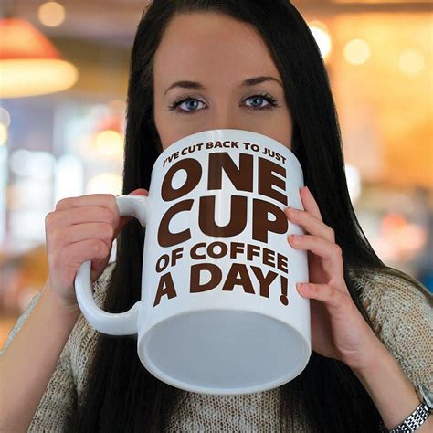 Huge 64 Oz One Cup A Day Coffee Cup Mug Coffee Cups Novelty Mugs Ceramic Coffee Cups