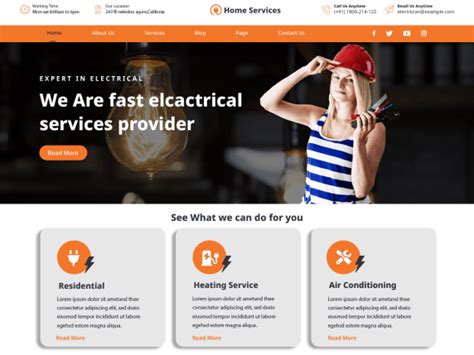Home Maintenance Services Wordpress Theme