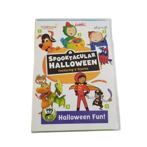 Pbs Kids Dvd Halloween Fun Spooktacular Halloween Word World Caillou
