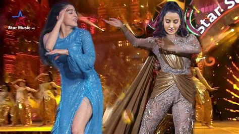 Sara Ali Khan And Nora Fatehi Remarkable Dance Performance On First Awards 2021 Behind Scene
