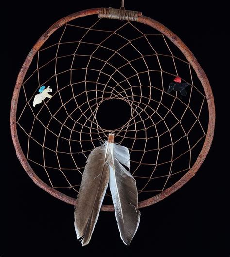Ojibwe Red Willow Dream Catcher With Duck Feathers Dreamcatcher