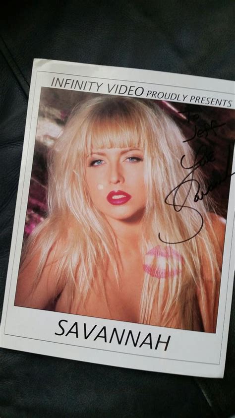 Savannah Signed Autograph X With Kiss X Shannon Michelle