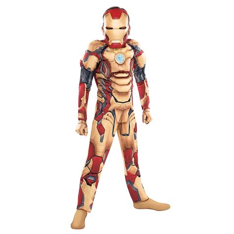 Boys Iron Man Muscle Costume Deluxe Iron Man 3 Party City