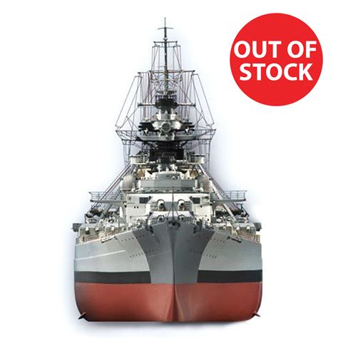 Bismarck 1200 Model Ship Full Kit Modelspace
