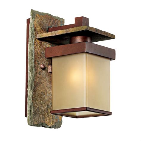 Slate Stone Collection 11 High Indooroutdoor Wall Sconce 58515