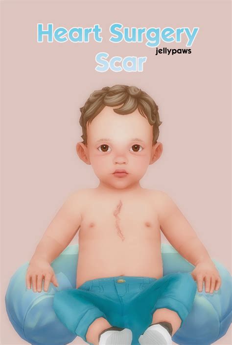 Jellypaws Sims 4 Heart Surgery Scar The Sims Guide