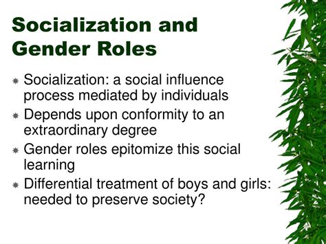 Ppt Gender Role Stereotypes And Early Socialization Powerpoint Presentation Id5660567