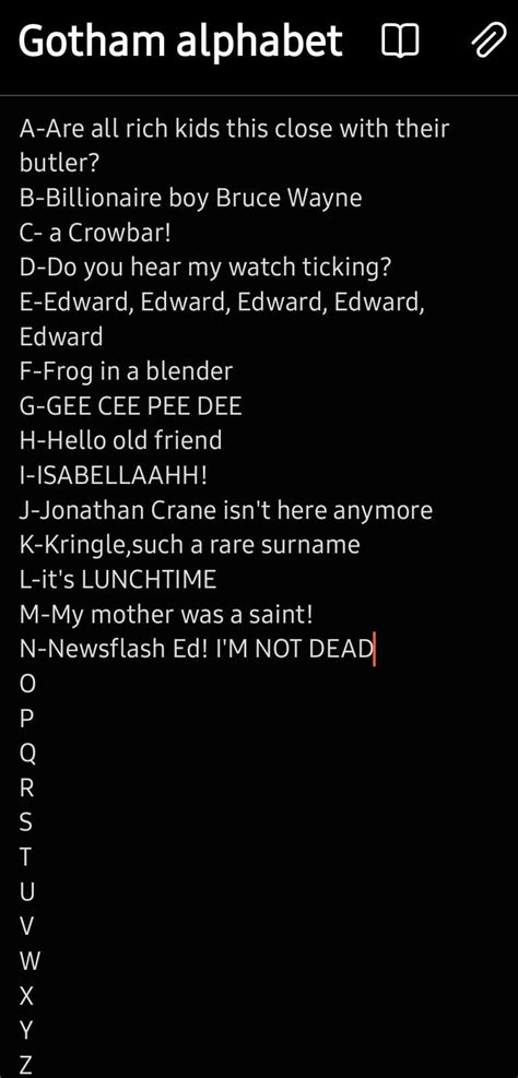 We're halfway through lets chose O next : r/Gotham