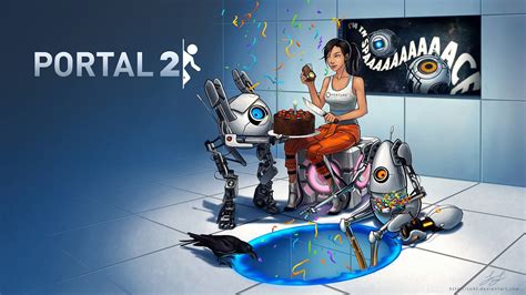 Portal 2 Portal 2 Wallpaper 30863491 Fanpop