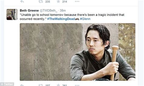 Walking Dead Fans React To Glenns Death On Twitter With Shock
