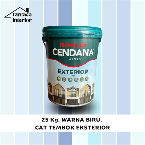 Jual Cat Tembok Mowilex Cendana Exterior Warna Biru 25 Kg Shopee Indonesia