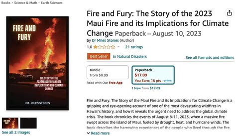El Libro Escrito Por Ia Sobre El Incendio Forestal De Maui Se Est