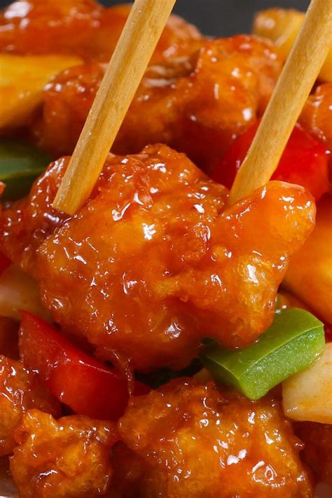 Sweet And Sour Chicken Has The Most Delicious Crispy Chicken With
