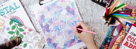 Adult Coloring Books Sarah Renae Clark Coloring Book Artist And