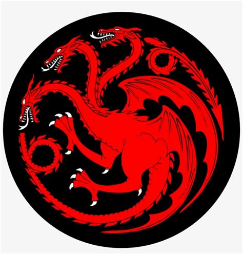 Game of thrones house targaryen sigil and motto in black and white on. House Targaryen Png Photos - Game Of Thrones Targaryen ...