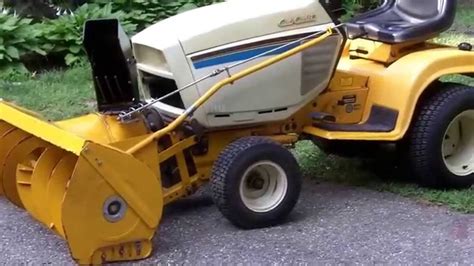 Cub Cadet 1862 With 451 Snow Thrower Youtube