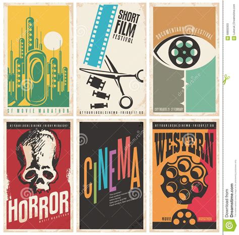 See more ideas about graphic design, graphic, design. Collection Of Retro Movie Poster Design Concepts And Ideas ...
