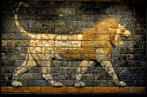 Babylonian Lion Illustration World History Encyclopedia