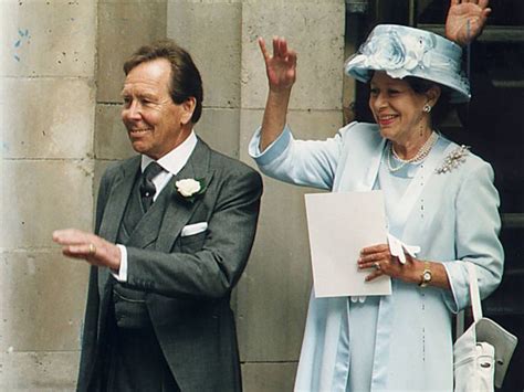 Princess Margaret And Lord Snowdon At Their Daughter Sarahs Wedding In