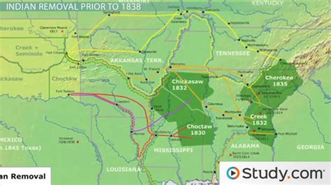 What Was The Trail Of Tears Facts History And Route Video And Lesson