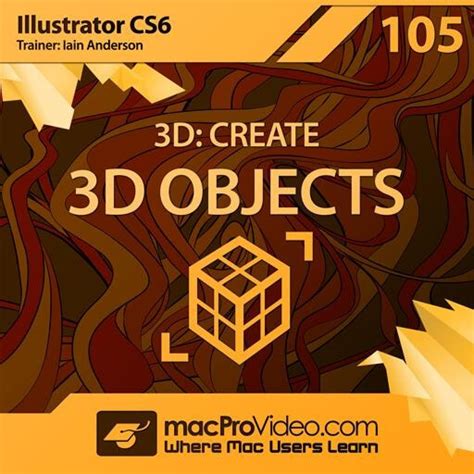 3d Create 3d Objects Tutorial And Online Course Illustrator Cs6 105