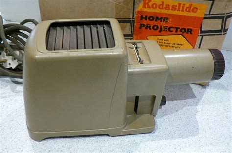 Kodak Kodaslide Slide Projector Working Original Box See Full Description Ebay