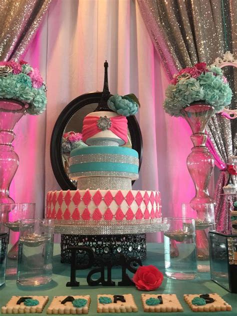 French Parisian Quinceañera Party Ideas Photo 1 Of 19 French