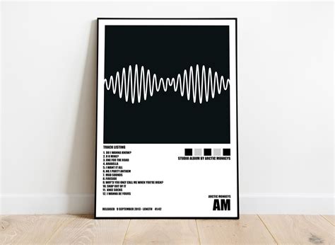 Arctic Monkeys Am Poster Album Cover Poster Room Decor Etsy