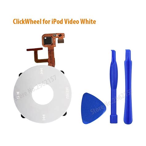 Click Wheel With Flex Cable For Apple Ipod Video 5th Generation With Free Openning Tools