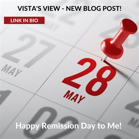 Happy Remission Day To Me Vista Natural Wellness Center
