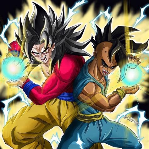 Ssj4 Goku And Full Power Uub 🔥🔥🔥 Please Help Me Get 1k Follow Follow Me