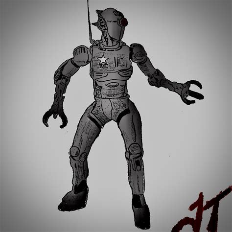 Assaultron Fallout Fan Art Procreate Me 2022 R Fanart