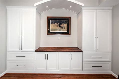 Custom Built In Counter Top And Wall Unit By Design By Jeff Spugnardi