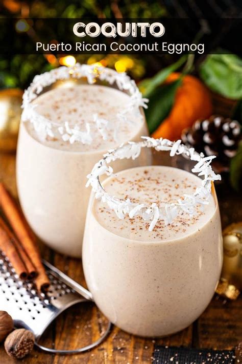 Impress your friends and family this christmas with a delicious holiday themed cocktail! This authentic Coquito recipe is a Puerto Rican tradition ...