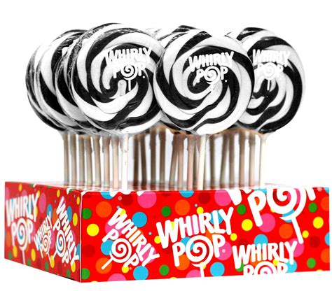 Black And White Swirl Whirly Pops • Oh Nuts®